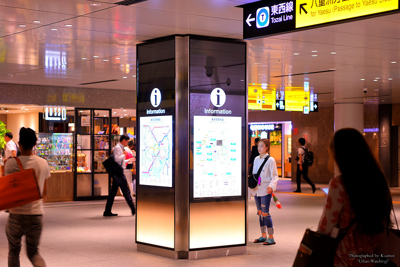 リニューアルでサイバーチックになった東京駅丸の内改札がカッコいい！（丸の内地下北口）　2017.8.15